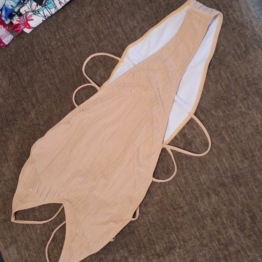 Shein XL one piece swimsuit strappy